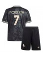 Juventus Francisco Conceicao #7 Replika Tredje Kläder Barn 2025-26 Kortärmad (+ byxor)
